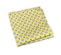 Pañuelo de bolsillo 2 pañuelos de bolsillo cuadrados moda for hombre, suaves, color marrón y verde, con lunares flores, for bodas negocios(Color28)