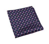 Pañuelo de bolsillo 2 pañuelos de bolsillo cuadrados moda for hombre, suaves, color marrón y verde, con lunares flores, for bodas negocios(Color14)