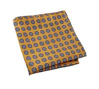 Pañuelo de bolsillo 2 pañuelos de bolsillo cuadrados moda for hombre, suaves, color marrón y verde, con lunares flores, for bodas negocios(Color18)