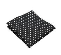 Pañuelo de bolsillo 2 pañuelos de bolsillo lunares for hombre, algodón, blanco y azul marino, for vestido formal, boda, fiesta, traje, bufanda, toalla pecho for novio(Color1)