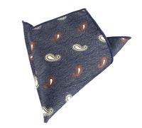 Pañuelo de bolsillo 2 toallas de bolsillo for traje hombre, poliéster, con diseño bordado retro, pequeñas y cuadradas(Color9)