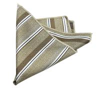 Pañuelo de bolsillo Pañuelo cuadrado de bolsillo 23 cm for hombre, for vestir, for el pecho, for negocios, formal, color marrón dorado claro(Color20)