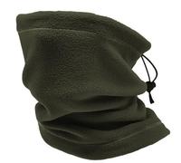 Pañuelo de cuello de forro polar para la cara, bandanas para la cabeza, para ciclismo, motocicletas, cara, media cabeza, a prueba de envoltura para la cabeza, tubo para el cuello, Ejercito Verde