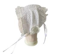 Pañuelo de encaje de punto para mujeres y niñas, turbante, decoración para el cabello, diademas, orejas, sombrero, bufanda elegante