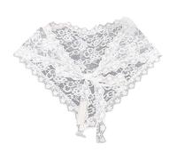 Pañuelo de encaje Hijab, pañuelo y cómodo para la cabeza que muestra estético del país francés, elegantes cubiertas de encaje para los glúteos