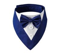 Pañuelo de esmoquin de moda para perros y gatos, cuello absorbente y ajustable, pajarita formal para mascotas, fiesta de Navidad, bandana para perro