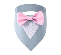 Pañuelo de esmoquin de moda para perros y gatos, cuello absorbente y ajustable, pajarita formal para mascotas, fiesta de Navidad, bandana para perro