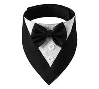 Pañuelo de esmoquin de moda para perros y gatos, cuello absorbente y ajustable, pajarita formal para mascotas, fiesta de Navidad, bandana para perro