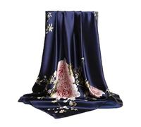 Pañuelo de satén para el cabello Bufanda cuadrada de satén con estampado chal seda for mujer, bandas for el pelo Retro, pañuelo for la cabeza, diadema, Bandana Para decoración(49)