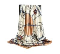 Pañuelo de satén para el cabello Bufanda cuadrada de satén con estampado chal seda for mujer, bandas for el pelo Retro, pañuelo for la cabeza, diadema, Bandana Para decoración(39)