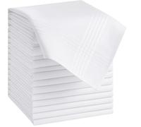 Pañuelo de satén para mujer Dudu N Girlie, algodón, 28 x 28 cm, 12 unidades