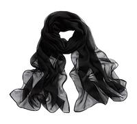 Pañuelo de seda de gasa liso para mujer, color caramelo, para el cuidado de la cabina, paños brillantes, b, Talla única