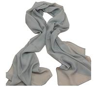 Pañuelo de seda de gasa liso para mujer, color caramelo, para el cuidado de la cabina, paños brillantes, D, Talla única