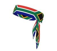Pañuelo deportivo con bandera de Sudáfrica, para hombre y mujer, para fitness, correr, yoga, absorbe el sudor