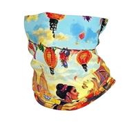 Pañuelo estampado de bailarina flamenca española, diadema, toalla para hombre y mujer, máscara deportiva multifuncional