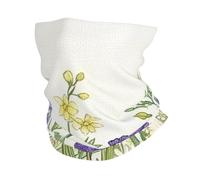 Pañuelo estampado de orquídeas y flores silvestres, diadema, toalla para hombres y mujeres, máscara deportiva multifuncional