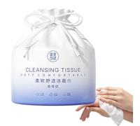 Pañuelo facial para limpieza | Toallitas secas desmaquillantes, toalla húmeda y seca estilo rollo, toallitas faciales de salón de belleza para dormitorio, viajes, hotel
