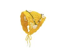 Pañuelo LaceHead, Bufanda Triangular Tejida con Correa for Mujer, Diadema de Ganchillo, Sombrero Encaje Multicolor(Color-06)