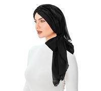 Pañuelo musulmán para mujer, gasa de alta calidad, moderno, hijab islámico, calidad turca, bufanda de bambú para la cabeza para mujeres con pérdida de cabello, pacientes con cáncer, tocado turbante, O