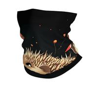 Pañuelo para la cabeza con estampado de erizo de hongos, diadema, toalla para hombres y mujeres, máscara deportiva multifuncional