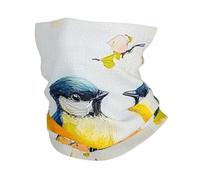 Pañuelo para la cabeza con estampado de pájaros y flores de limón, diadema, toalla para hombres y mujeres, máscara deportiva multifuncional
