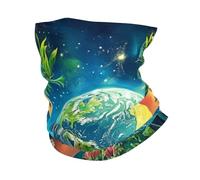 Pañuelo para la cabeza impreso The Fairy Flower Girl Holds The Planet, diadema, toalla para hombres y mujeres, máscara deportiva multifuncional