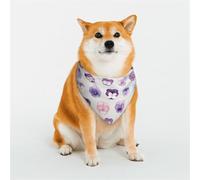 Pañuelo para mascotas con estampado floral de pensamiento, para perros y gatos, tela elástica suave y transpirable para uso diario