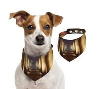 Pañuelo para mascotas, diseño de ciudades persas antiguas, para primavera, verano, de algodón suave, para cachorros, accesorios ajustables para niñas pequeñas, medianas y grandes, cachorros pequeños