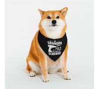 Pañuelo para Mascotas Si El Grandpa No Puede Arreglarlo, Estamos Todos Perdidos. Clásico Bandana para Perros Elegantes Pañuelo para Perros para Gatos Perro Cachorros