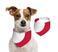 Pañuelo para perro con estampado de bandera de Groenlandia, bufanda de algodón suave para perros y gatos | Otoño, Navidad, 4 de julio