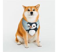 Pañuelo para perro, lindo pingüino, bufanda ajustable para mascotas, para Navidad, mascotas, bufanda triangular, baberos, pañuelo suave y transpirable para cachorros pequeños, medianos y grandes,