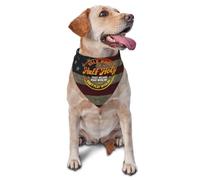 Pañuelo para Perro Mitad Capucha, Mitad Santo. Eso Significa: Reza Conmigo, No Juegues Conmigo. Bufandas Ajustable Baberos para Gato Perro, para Mascotas para Perros Pequeños Y Grandes, 70x30cm