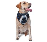 Pañuelo para perro, retratos de animales de dibujos animados, bufanda para mascotas, bandana ajustable transpirable para perros pequeños, medianos y grandes, accesorio de disfraz del Día de la