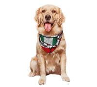Pañuelo para Perros Y Gatos 30X70Cm América, Nigeria, Raíces Nigerianas Triángulo Baberos Bufandas Algodón Pañuelo Triangular Mascotas para Gatos Perros Grandes Medianos Pequeños