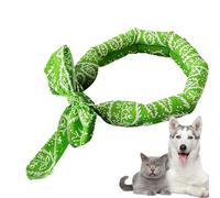 Pañuelo refrescante para perros | Banda para el cuello transpirable para mascotas | Bandana Termorreguladora Alivio del calor para perros gatos Clima Cálido Aventuras al aire libre Paseos
