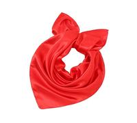 Pañuelo Rojo San Fermin Pañuelos Rojos Cuello San Fermín para Hombre Mujer Pañuelo Cuadrado Seda de Bolsillo Unisex Fiestas del Toro Clásicos Accesorio Tradicional Española para Pamplona 60X60 CM