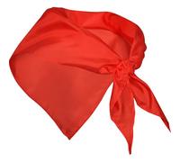 Pañuelo Rojo San Fermín Unisex para Fiestas, Triangular, 100% Poliéster, 100x50 cm, Ligero y Transpirable, Bandana Roja, Pañuelo Rojo, Traaje San Fermin, Pañuelo Peñas, Pañuelo San Fermines (1)