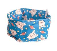 Ｚｉａｌｏｆｉ Pañuelo Suave para Mascotas, Bufanda refrescante de Cuello, Collar práctico para Caminar y Entrenar, Blue and S