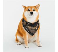 Pañuelo Tipo Bandana para Perros con Estampado de águila Calva y Soldado, Bandana Triangular Ajustable para Mascotas (Perros y Gatos) - Pequeño