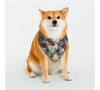 Pañuelo Tipo Bandana para Perros con Estampado de monumentos de Londres 2, Bandana Triangular Ajustable para Perros y Gatos - Grande