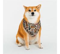 Pañuelo Tipo Bandana para Perros con Estampado de monumentos de Londres (3), Bandana Triangular Ajustable para Mascotas (Perros y Gatos) - Pequeño