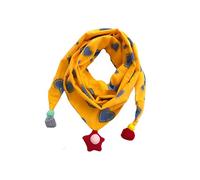 Pañuelo triangular de dibujos animados para niños para otoño e invierno