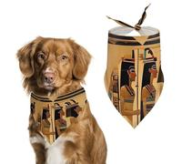 Pañuelo triangular lavable y ajustable para perros en el antiguo Egipto, bufanda transpirable para mascotas pequeñas, medianas y grandes, bonito accesorio de moda para mascotas