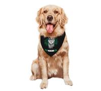 Pañuelo Triangular Mascotas 30X70Cm León Nigeria Bandera De Nigeria Bufanda De Mascota Baberos Triangulares Algodón Pañuelo para Perros Y Gatos para Gatos Perros Grandes Medianos Pequeños
