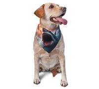 Pañuelo Triangular para Perros, Baberos para Uso Diario y Regalos de cumpleaños para Perros y Gatos: ¡Dramático Ataque de tiburón!
