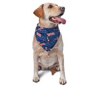 Pañuelo Triangular para Perros con la Bandera de Nueva Zelanda, Babero Ajustable para Gatos, 11.8 x 27.5 Pulgadas.