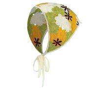 Pañuelo versátil para el pelo, diseño de flores, turbante para mujer, accesorios para el cabello, diademas de ganchillo