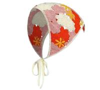 Pañuelo versátil para el pelo, diseño de flores, turbante para mujer, accesorios para el cabello, diademas de ganchillo