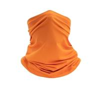 Pañuelos Cabeza Elástica Piezas Multifunción Bufanda Bandana Resistente al Viento Transpirable Protección UV Tubular Pañuelo para El Cuello para Ciclismo Senderismo (Naranja)