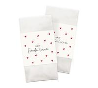 Pañuelos con diseño de lágrimas de alegría, incluye puntos adhesivos para cerrar, regalos de boda, servilletas vintage, decoración de boda, iglesia, accesorios de boda, corazones rojos, 50 unidades